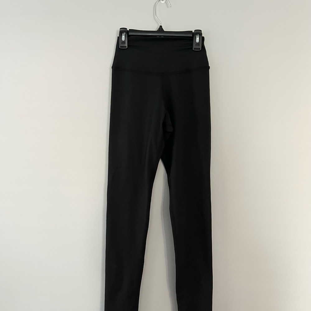 Parallel Apparel Women's Dark Gray High-Waist Leggings Size Small